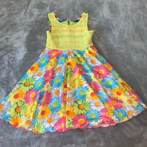 emily west Other - Emily West Reversible Twirl Dress Floral Stripes